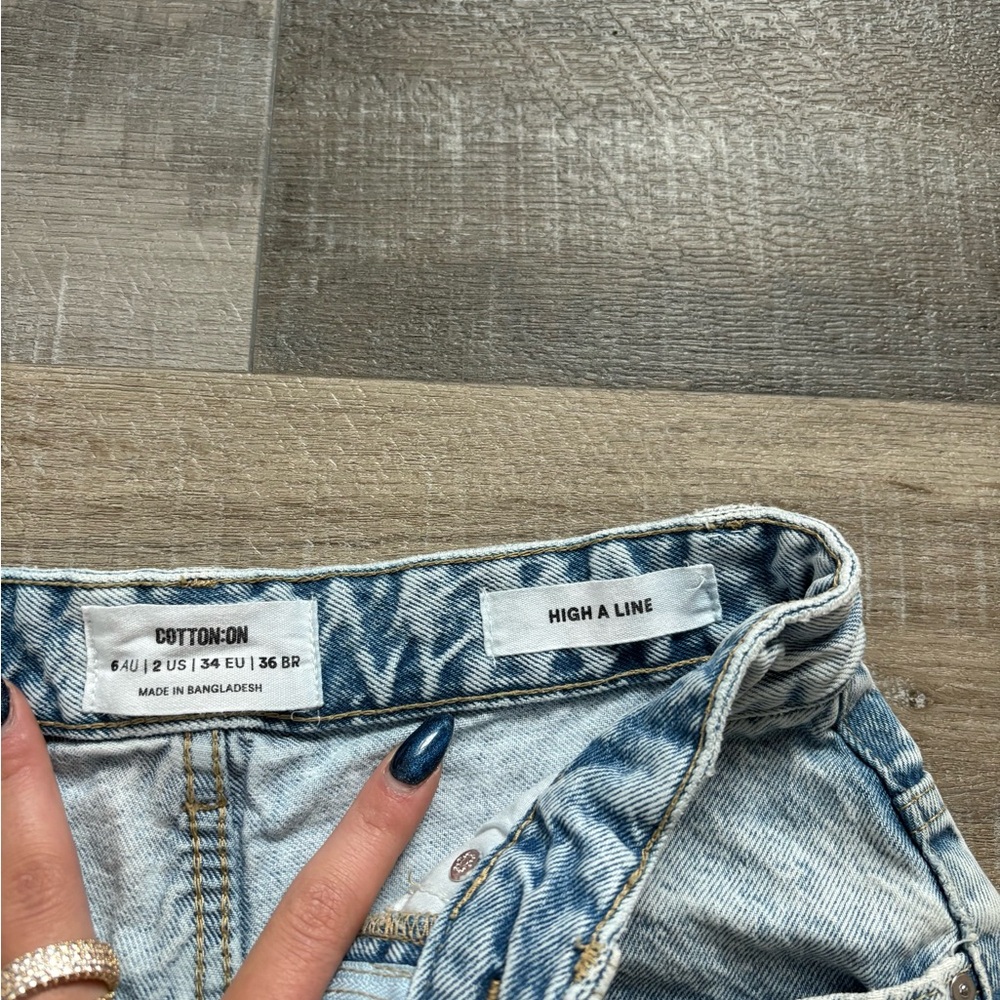 cotton on jean shorts